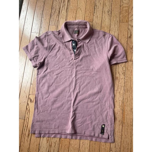 AUTH FENDI MENS MAUVE PINK POLO SHIRT SIZE 50 (bl100 - Picture 1 of 8